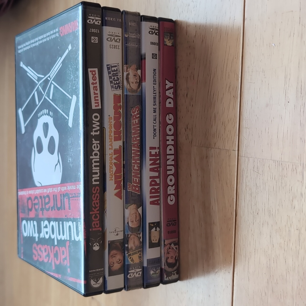 5 DVDs for $15